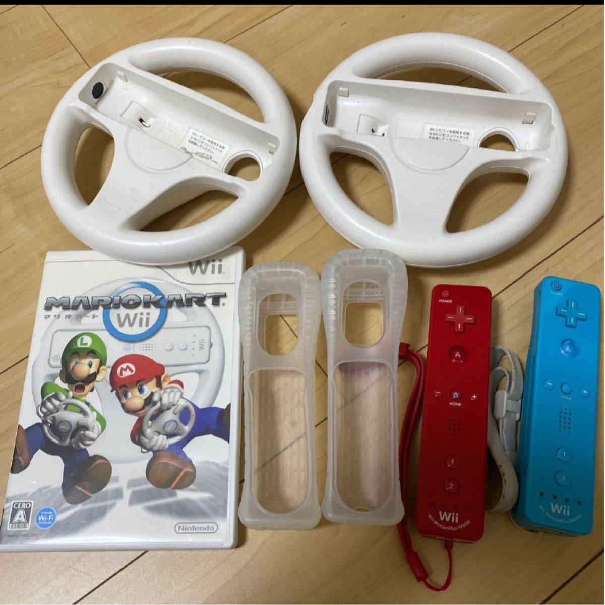 任天堂Wii Wiiハンドル Wiiリモコン マリオカート リモコン ハンドル Wiiマリオカート
