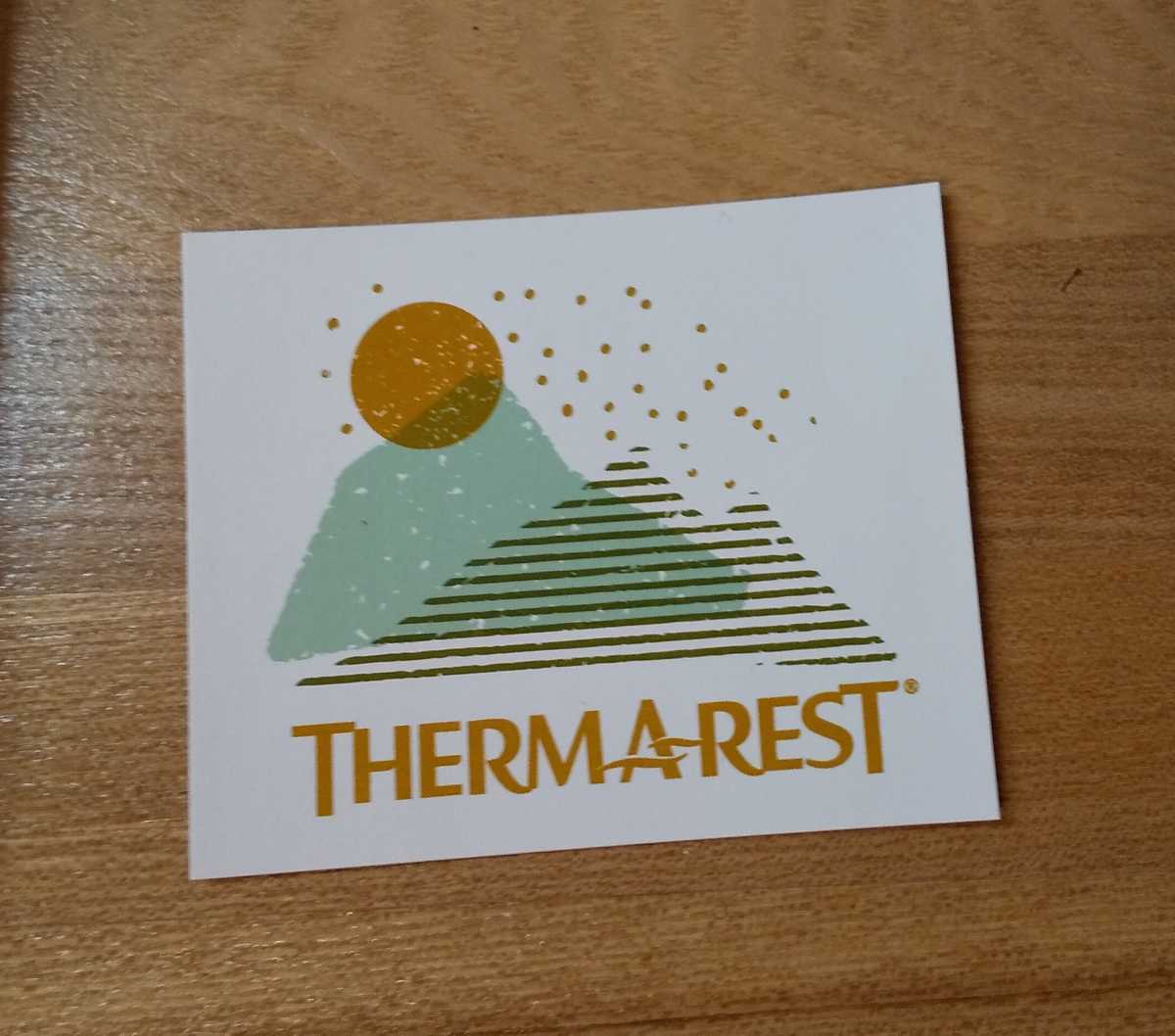 THERMARESTsa-ma rest sticker postage 80 jpy 