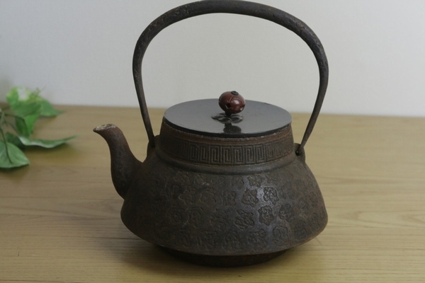 【清光堂】鉄富士銅蓋 鉄器 伝統工芸 鉄瓶