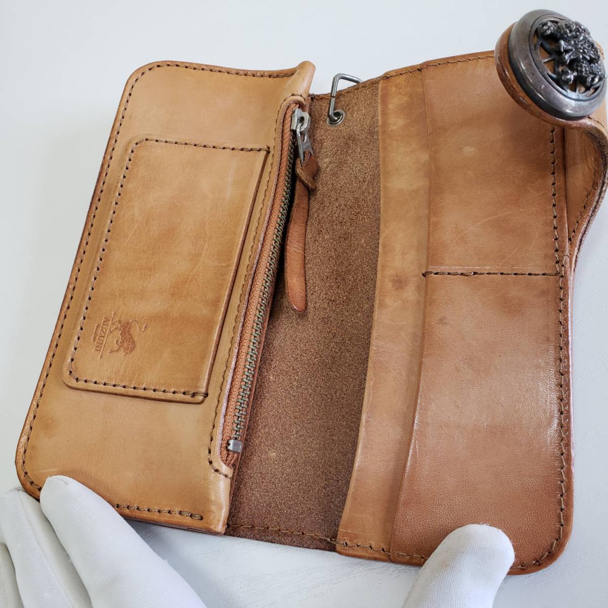 美品 ALZUNI アルズニ ロングウォレット/長財布(龍/ドラゴン 美品 ALZUNI アルズニ ロングウォレット/長財布(龍/ドラゴン