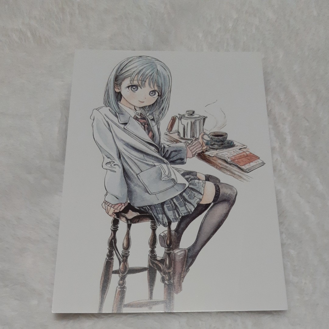 Paypayフリマ スーパーカブ ポストカード イラストカード Paypayフリマ スーパーカブ ポストカード イラストカード