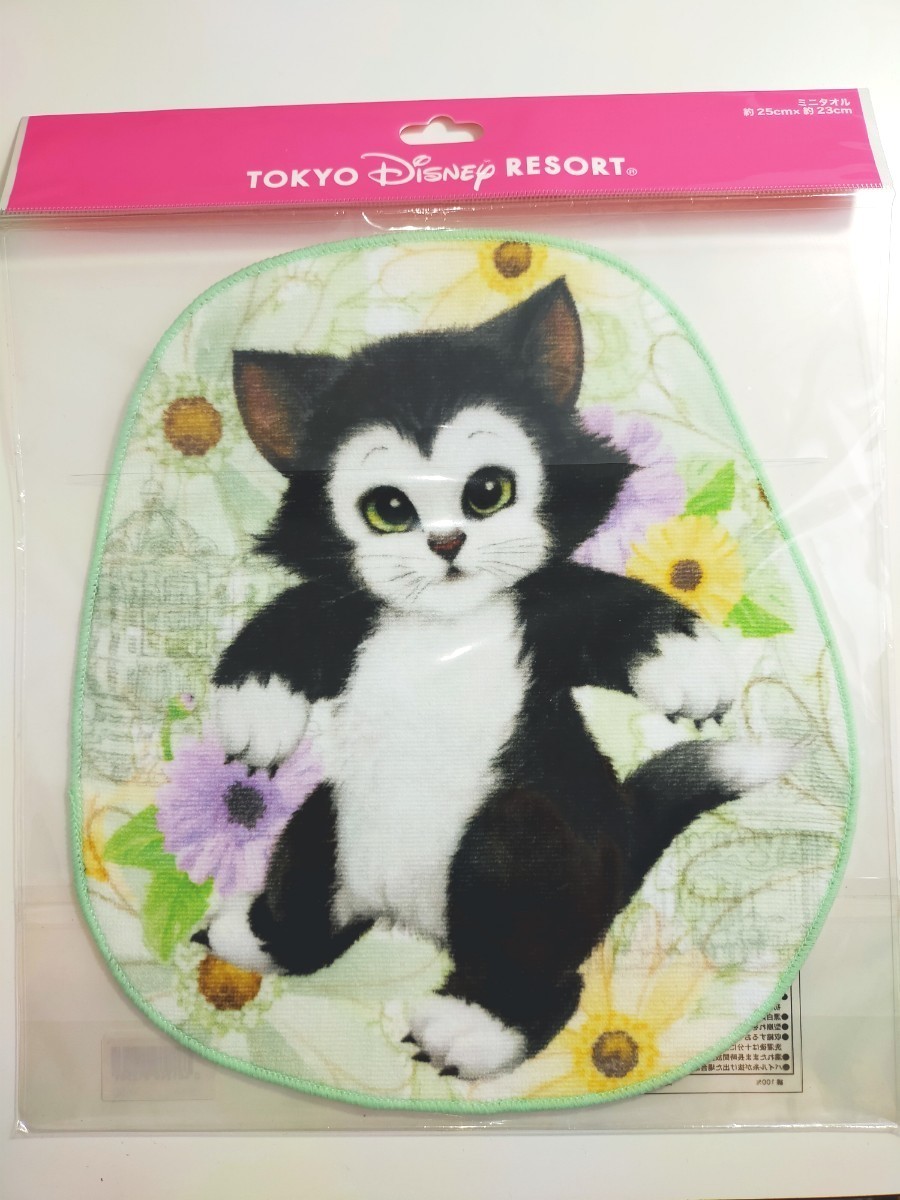 Paypayフリマ 新品 ディズニーリゾート 猫キャラクターグッズ フィガロ ミニタオル