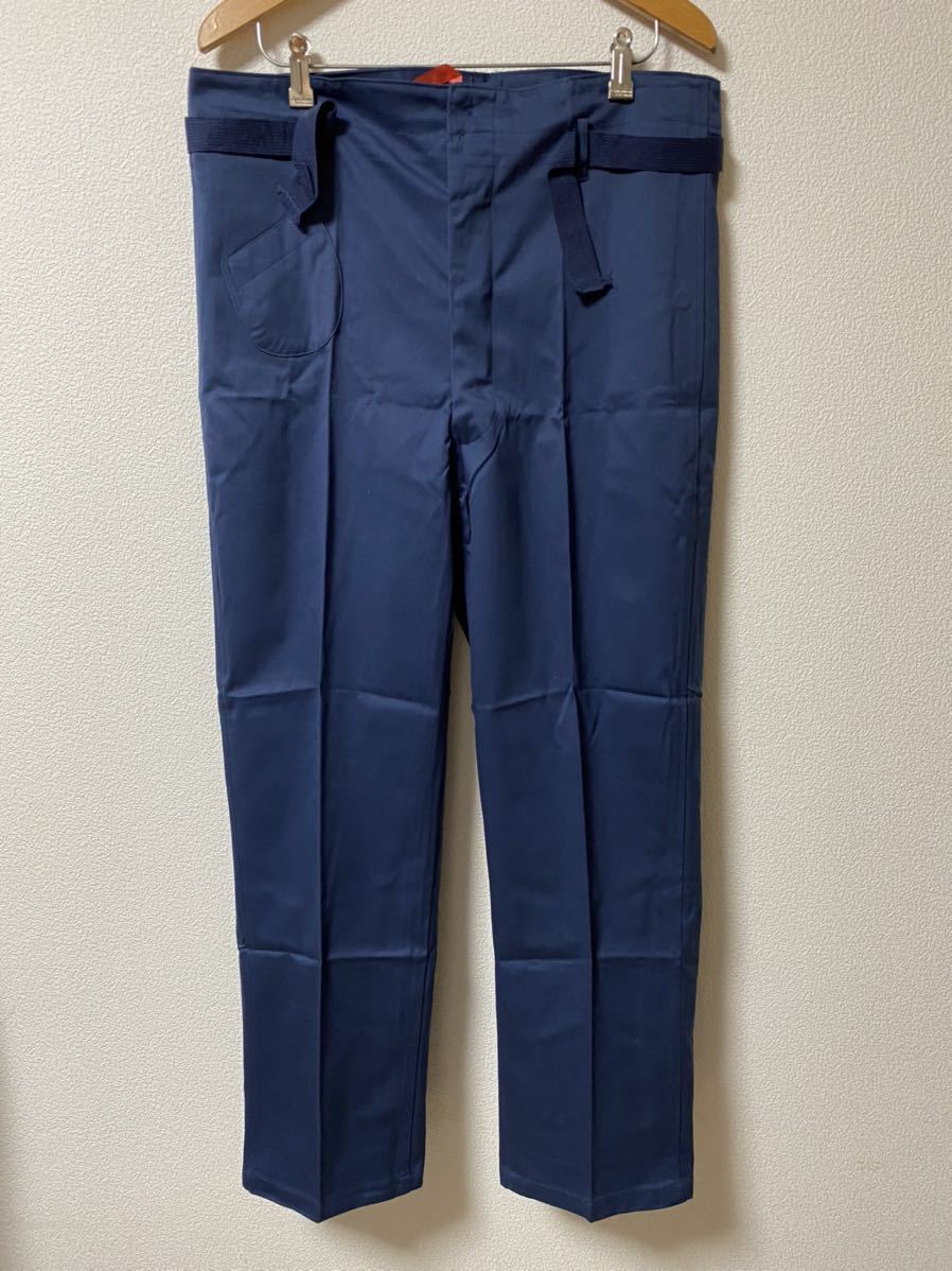 Vintage Japanese Rail Work Pants 旧国鉄 ワークパンツ デッドストック 未使用品 ユニチカ製 並2号 良バランス_画像1