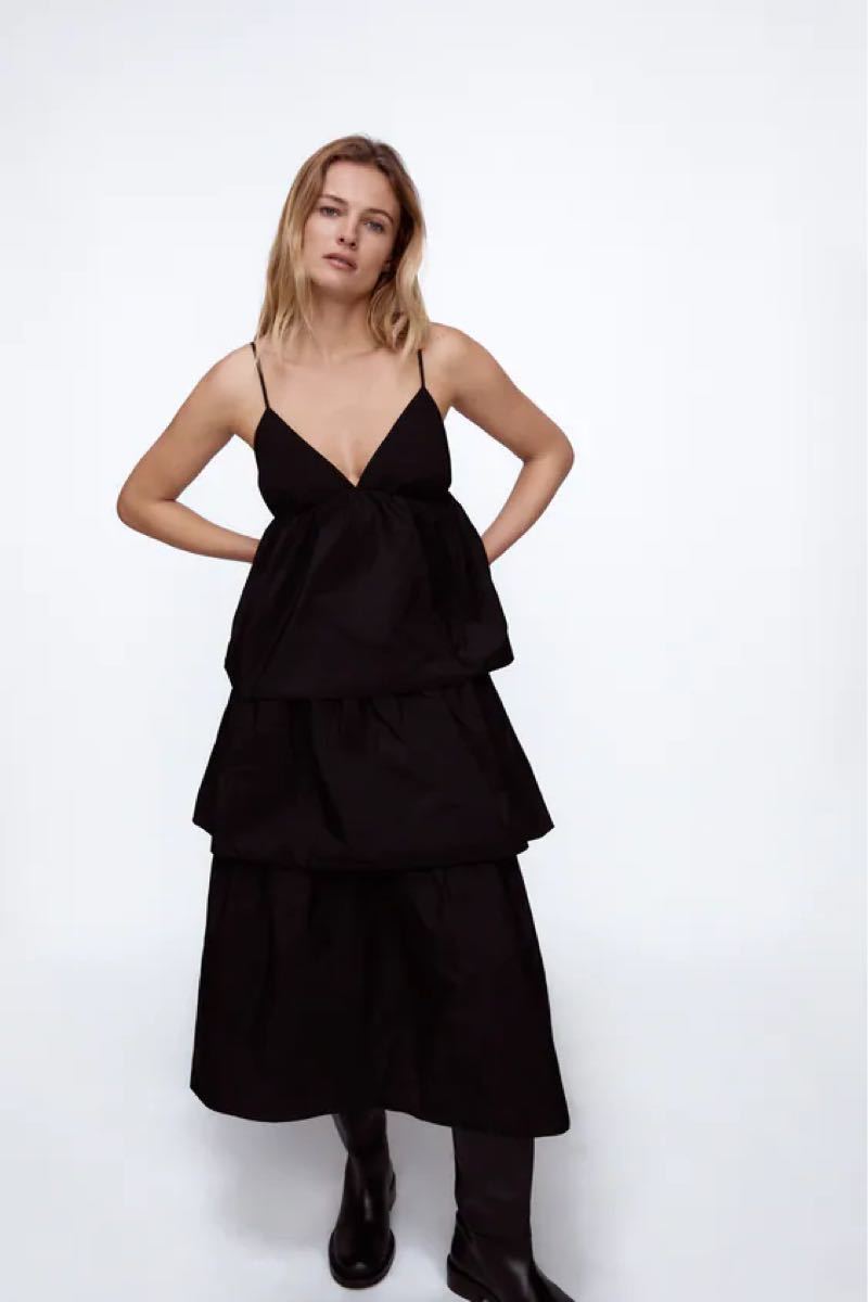 Paypayフリマ フリル付きワンピース キャミワンピース マッチングフリル付きワンピース Zara Paypayフリマ フリル付きワンピース キャミワンピース マッチングフリル付きワンピース Zara