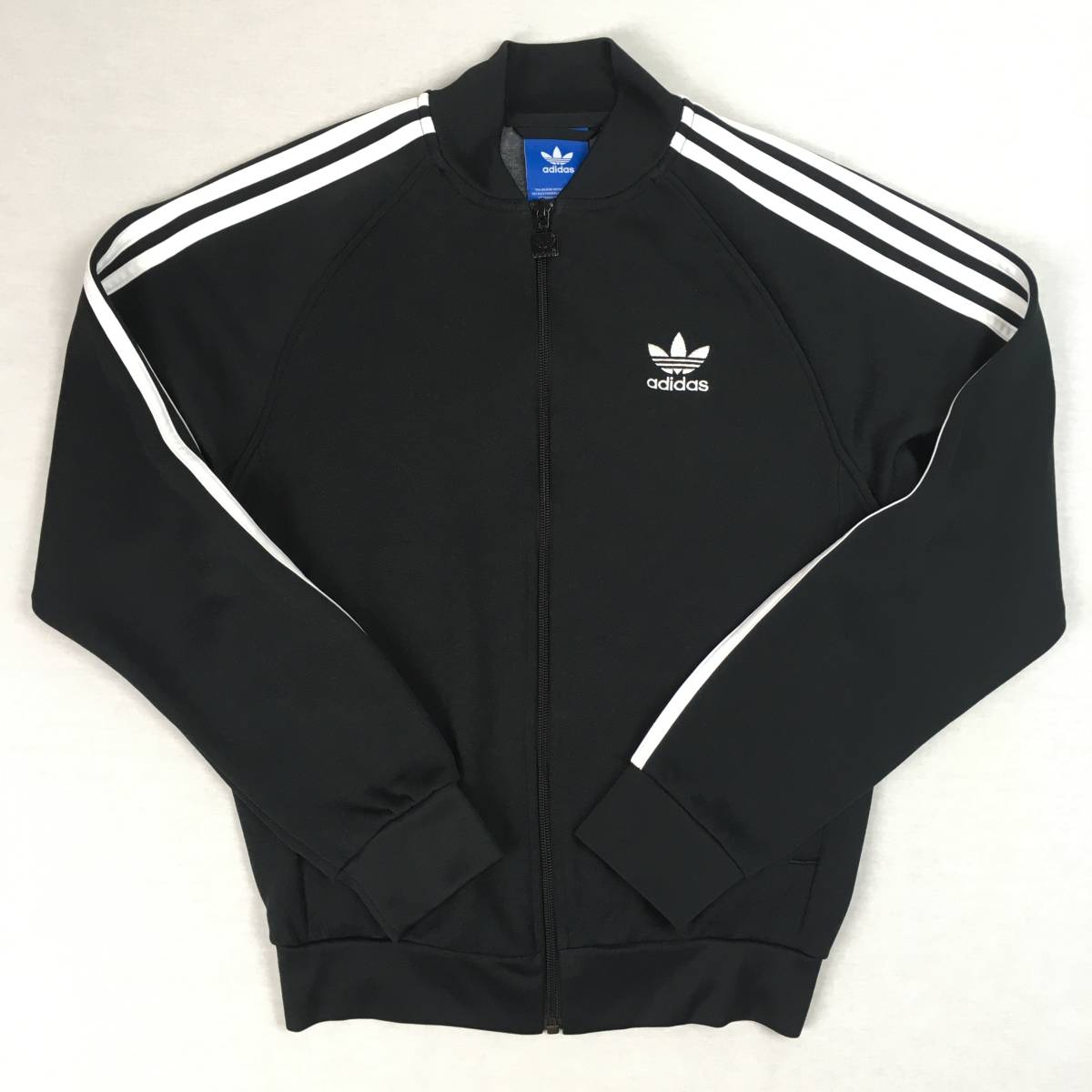 adidas Originals アディダス オリジナルス スーパースター SST BK5921 ジャージ トラックトップ ブラック Sサイズ トレフォイル 三本線