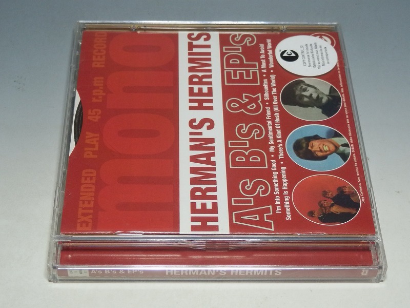 HERMAN'S HERMITS ハーマンズ・ハーミッツ A's B's & EP's 輸入盤CD_画像3