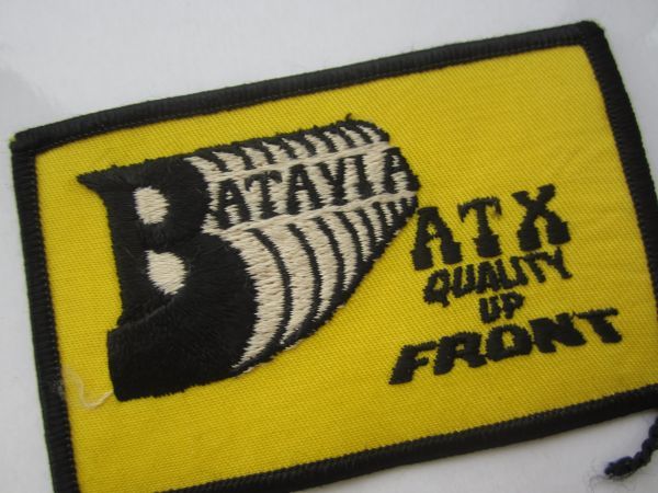 Batavia ATX バタビア フォード トランスミッション ロゴ ワッペン/ 刺繍 ステッカー F1 レーシング 自動車 カー用品 整備 作業着 60_画像4