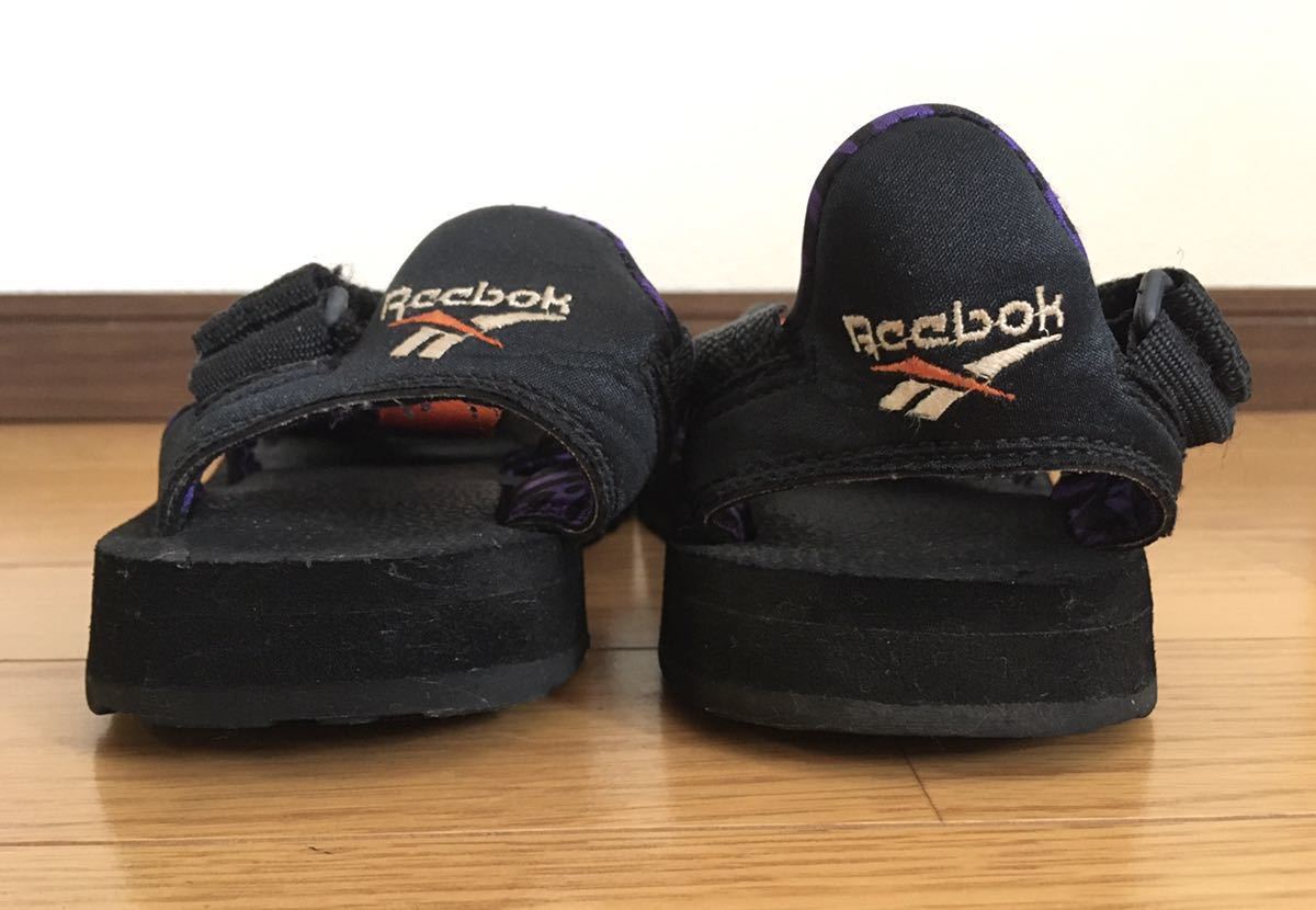 90s Reebok Outdoor sandals US7 black purple ru Reebok outdoor sandals 24cm 24.5cm Vintage 