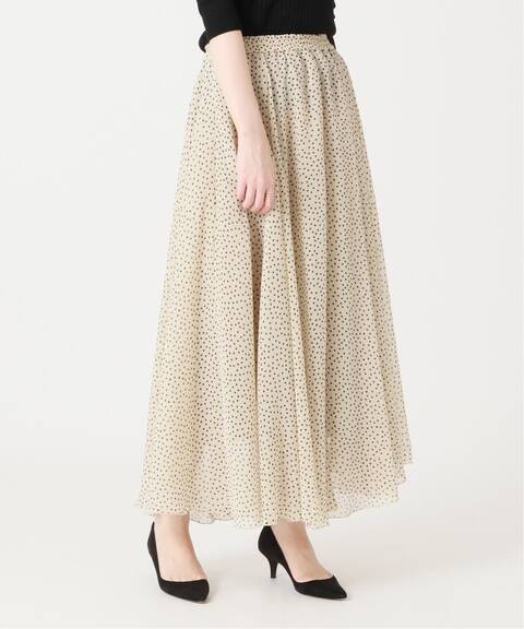 IENA【イエナ】☆IENA LA BOUCLE 楊柳サーキュラースカート38