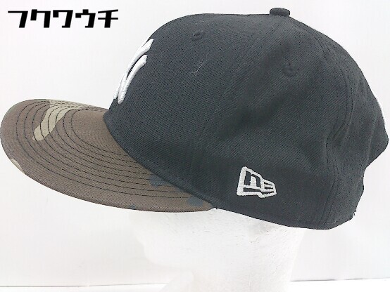 ◇ New Era ニューエラ Yankees ベースボールキャップ 帽子 野球帽 ブラック サイズONE メンズ 1104020005911_画像2
