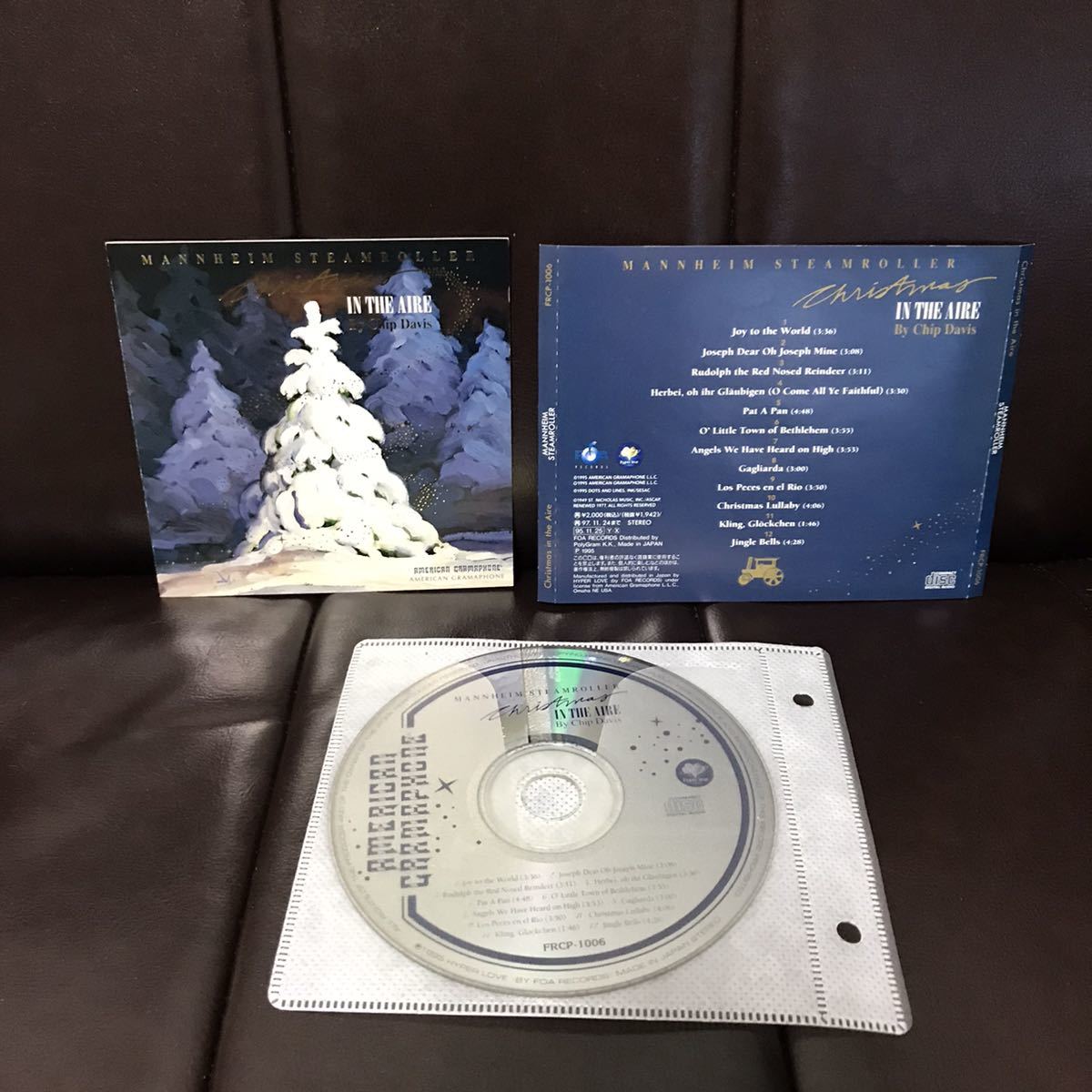 ケース無し　日本語歌詞付き　MANNHEIM STEAMROLLER Christmas in the Aire CD_画像1