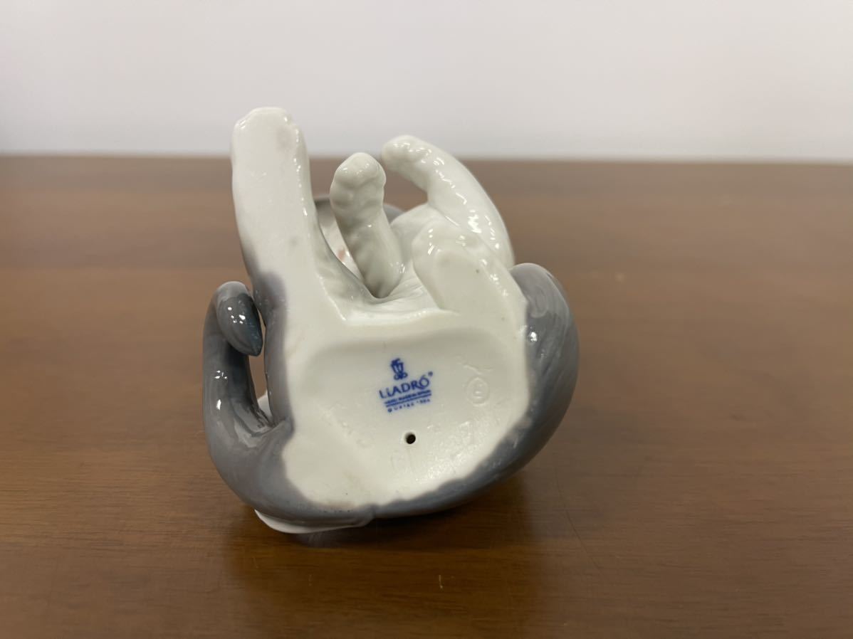 美品】LLADRO リヤドロ 驚いた仔猫ちゃん No.5236 猫 ネズミ 置物