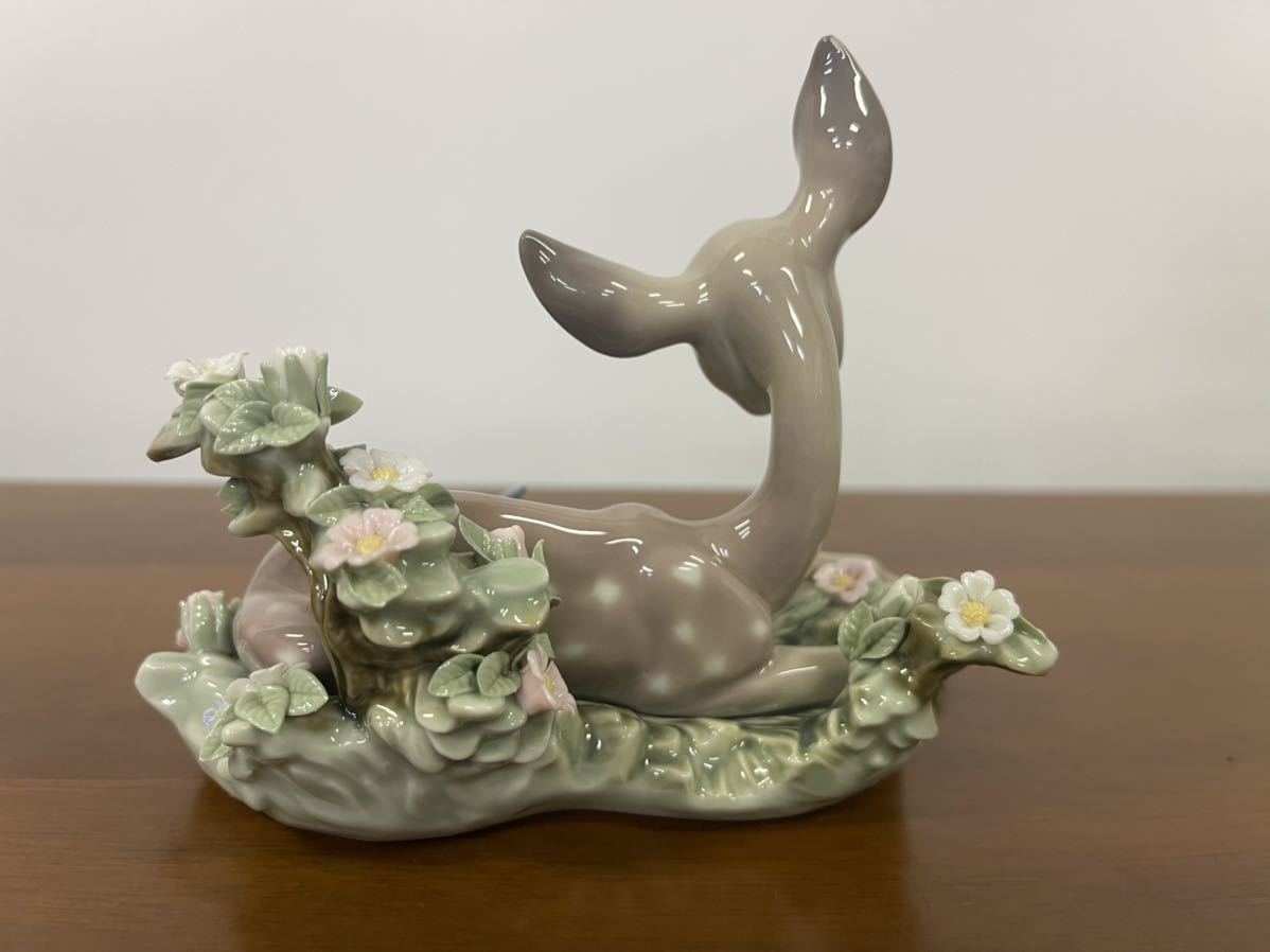 めちゃくちゃかわいい!リヤドロ バンビ 子鹿と蝶 絶版品 Yahoo!オークション - LLADRO リヤドロ No.5673 『子鹿と蝶
