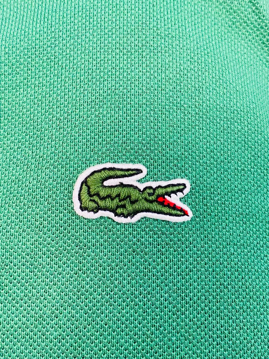 『新品未使用』ラコステ ポロシャツ 緑 未使用】LACOSTE ポロシャツ 4 日本製 緑 ラコステ グリーン