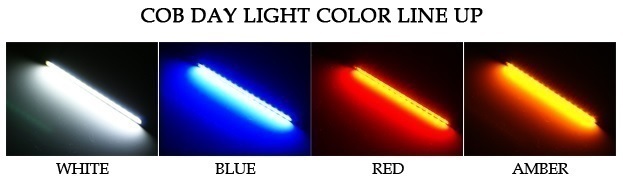 LED bar light slim type red (2 sheets /1 set ) surface luminescence. COB LED adoption thickness 6mm DAY-T13R BREEZY NANIYA