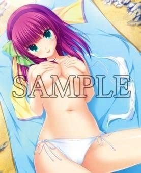 ゆり 描き下ろし B2 タペストリー PCソフト Angel Beats! 1st beat とらのあな予約特典 エンジェルビーツ！ key_画像1