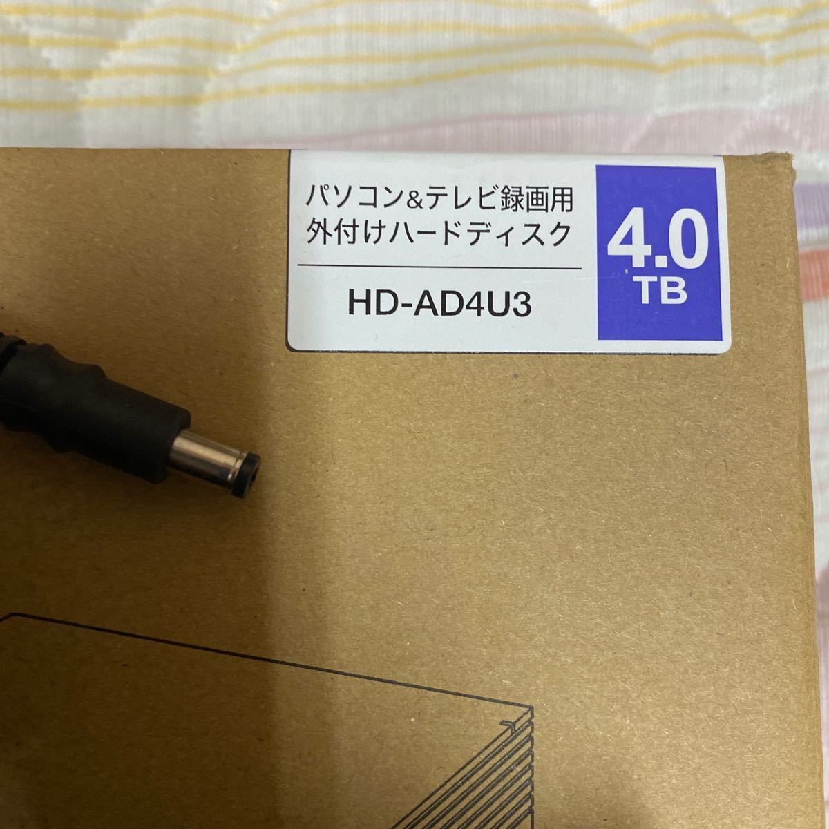 USB3.0 BUFFALO 4TB 外付けハードディスク HD-AD4U3