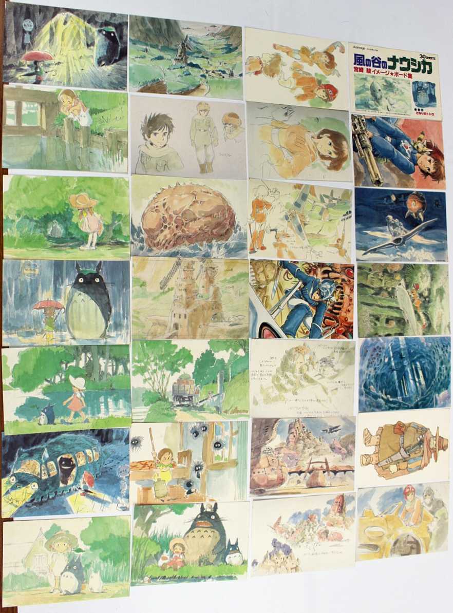 価格販売中 宮崎駿イメージ画集「風の谷のナウシカ」ポストカード「Eセット（５枚）」 その他