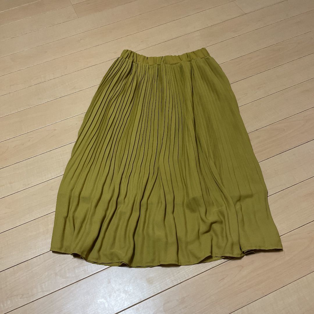  long skirt pleated skirt 