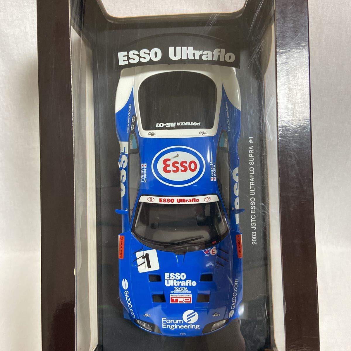  распроданный AUTOart 1/18 TOYOTA Supra JGTC 2003 ESSO Ultraflo #1 Auto Art Toyota Supra бок .. один . рисовое поле глава JZA80 миникар модель машина 