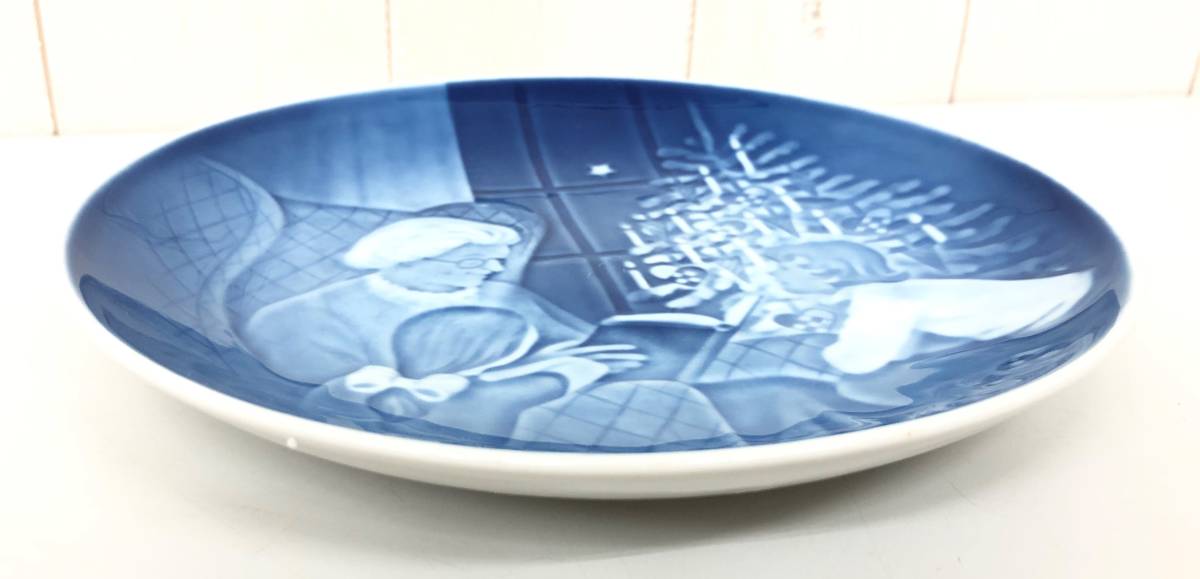B&G ビングオーグレンダール ロイヤルコペンハーゲン Jule after イヤー プレート 皿 180mm×28mm 1978 デンマーク製 未使用品