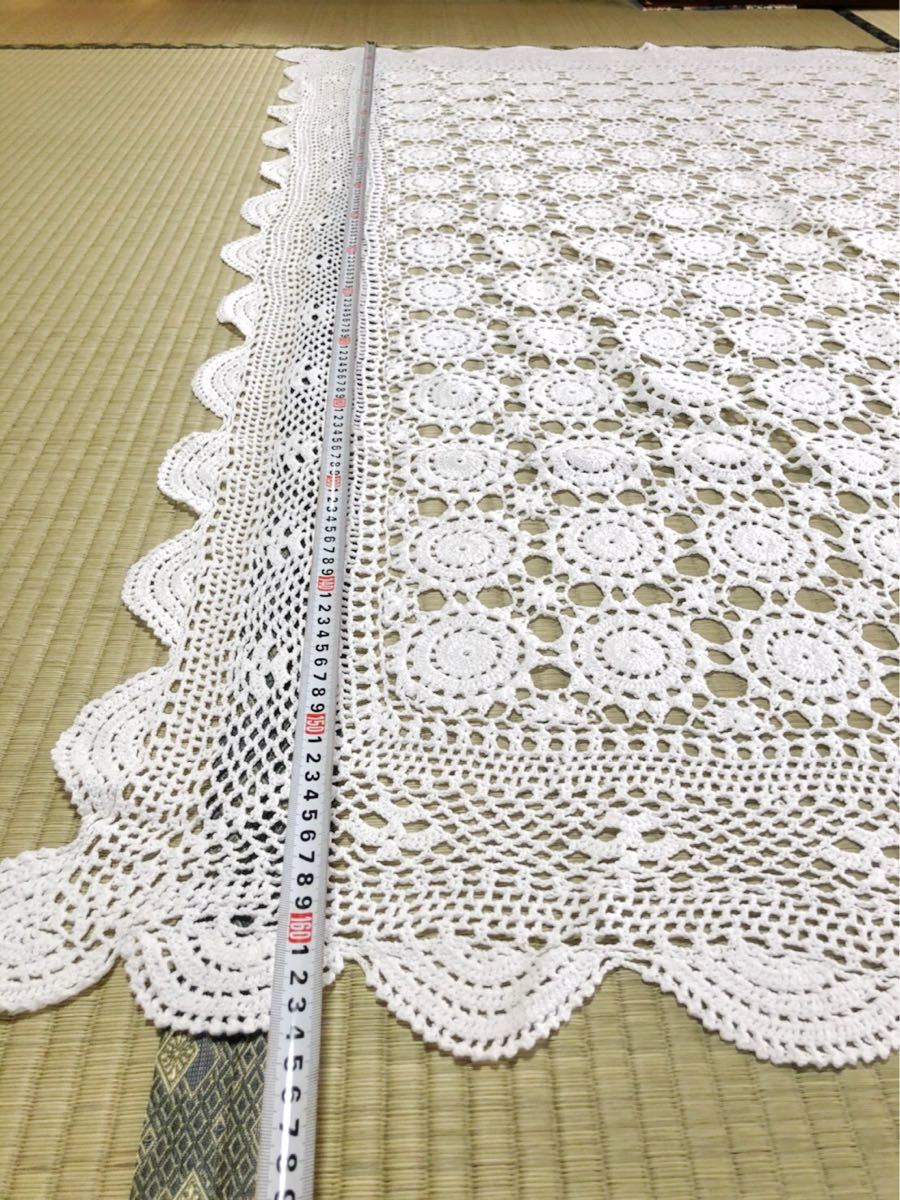 即出荷】 ハンドメイド レース編み テーブルセンター biomagnasa.com