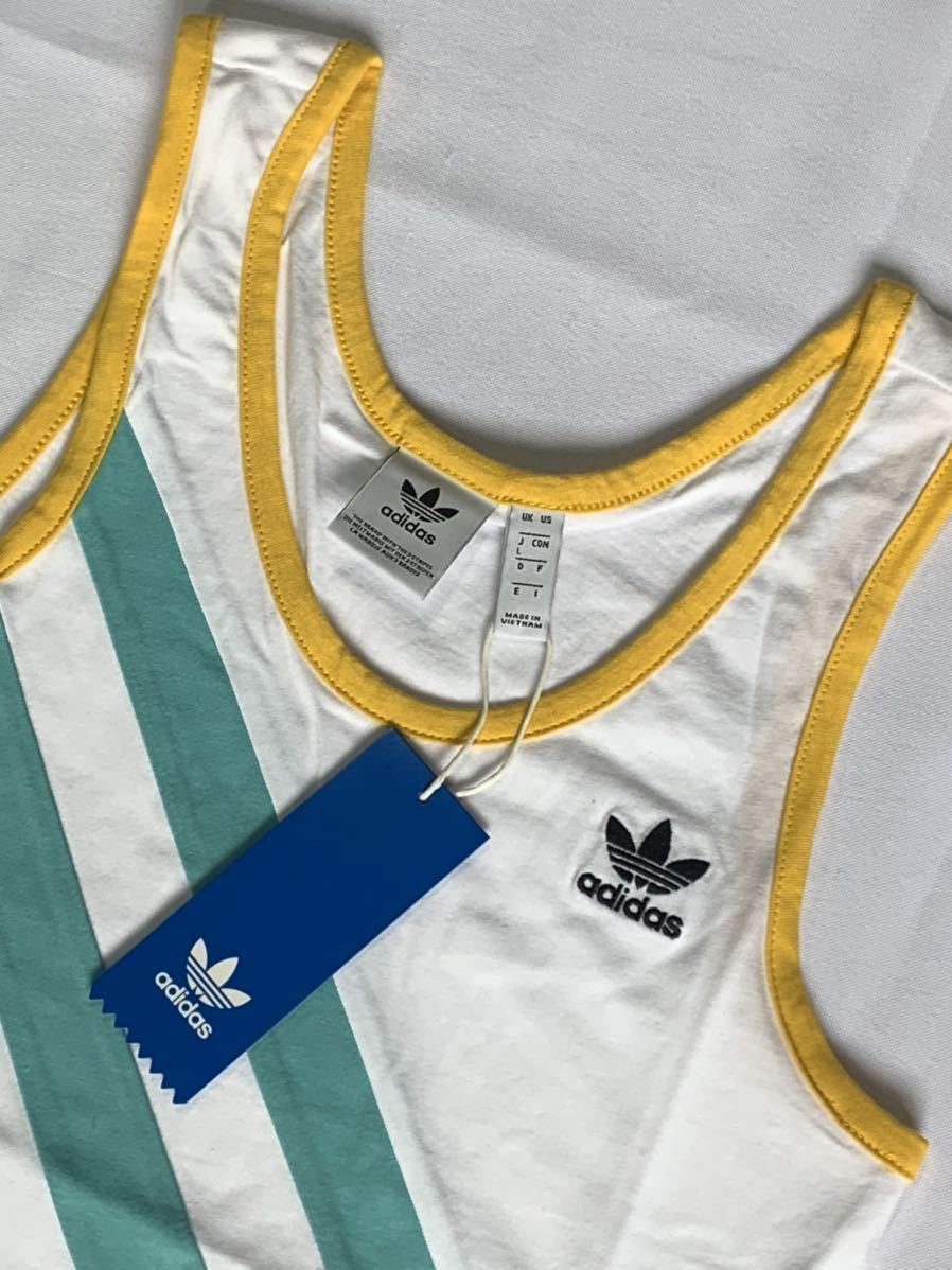 L】新品 adidas アディダスオリジナルス クロップド タンク L】新品 adidas アディダスオリジナルス クロップド タンク