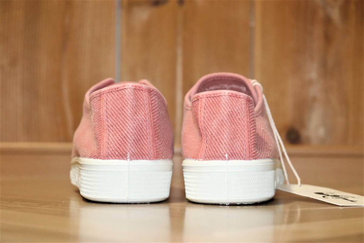 特価即決【新品】 Spring Court ☆ G2N HEAVY TWILL WASHED OLD PINK スニーカー 38/24~24.5cm ★ スプリングコート キャンバス フランス 3_画像7