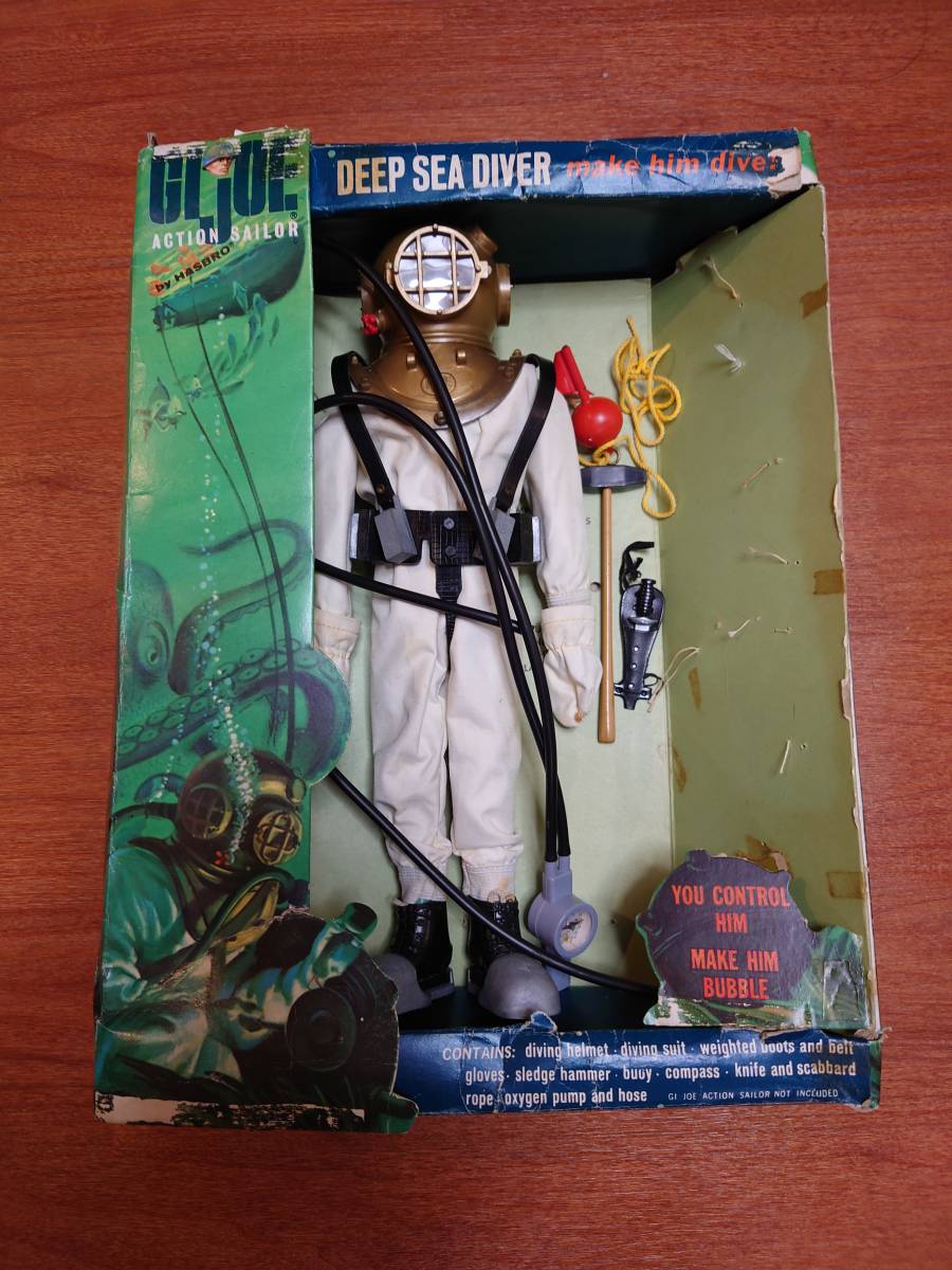 GI JOE DEEP SEA DIVER глубокий si- дайвер с коробкой подлинная вещь оригинал б/у товар включая доставку быстрое решение 