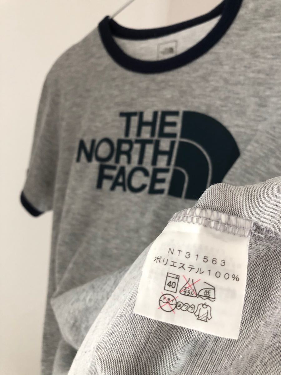 THE NORTH FACE 前身プリントロゴ　リンガーTシャツ NT31563 サイズM