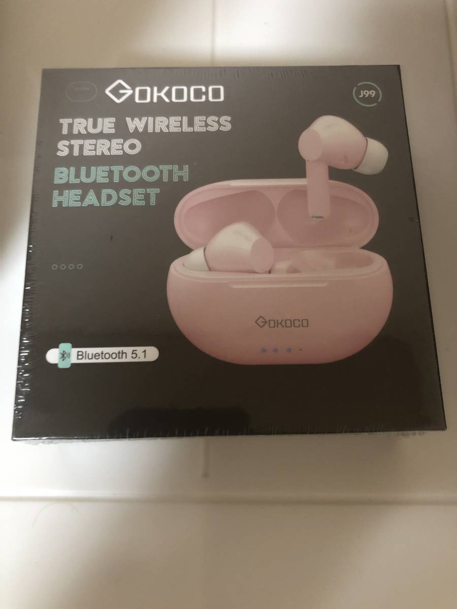 未使用　【2021最新版 Bluetooth5.1】Bluetoothイヤホン GOKOCO 両耳/片耳対応 ワイヤレスイヤホン 高音質 CVC8.0ノイズキャンセリング技術_画像9