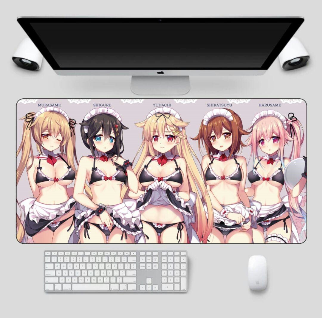 Paypayフリマ 艦これ 白露 村雨 夕立 時雨 春雨 マウスパッド プレイマット マウスパッド