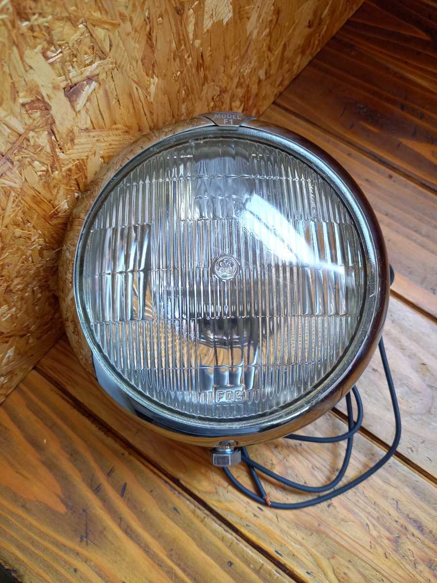  Vintage *UNITY*F-1* foglamp * Harley *BOBBER*HARLEY* burned out lamp 