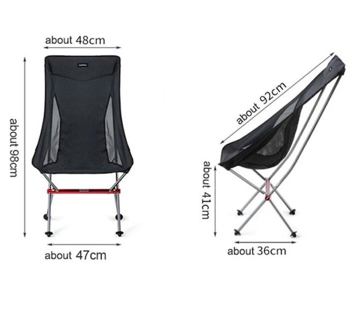 Naturehike ネイチャーハイク フォールディング アウトドアチェア 【耐荷重150kg】 椅子 軽量