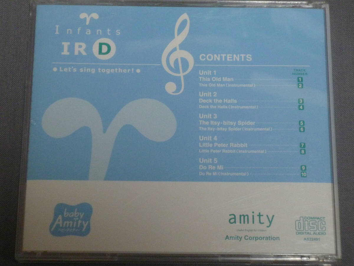 K05 アミティー　Amity　Infants IR D - Let's Sing Together! -　英語教材　[CD]_画像3