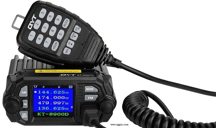 KT-8900D 144/430 モバイルトランシーバー デュアル VHF/UHF GMRS マリンバンド対応 DTMF 無線機
