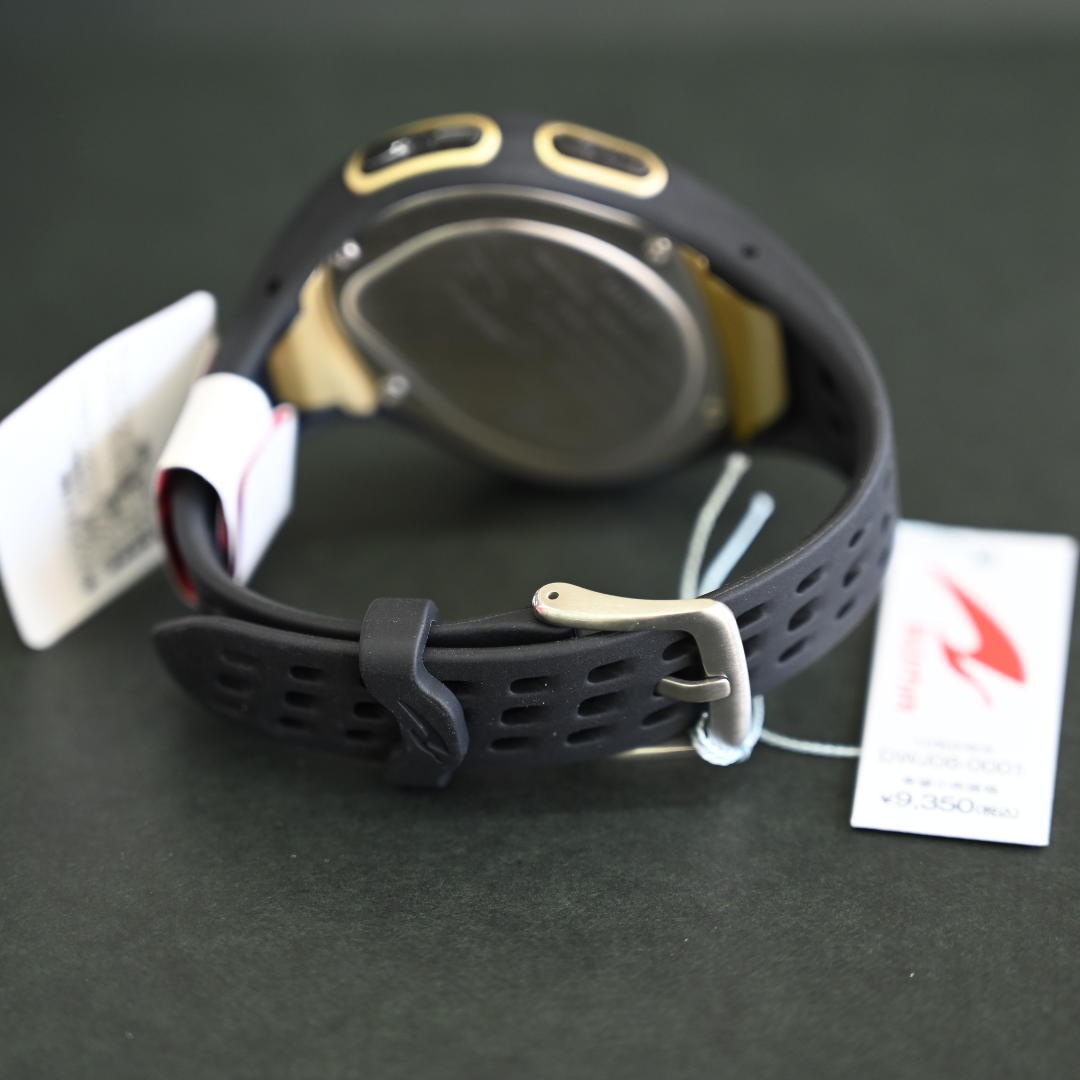 SEIKO SOMA ランナーズウォッチ ブラック ラージサイズ DWJ08-0001 ストップウォッチ ラップタイム メンズ腕時計★プレゼントにも最適_画像4