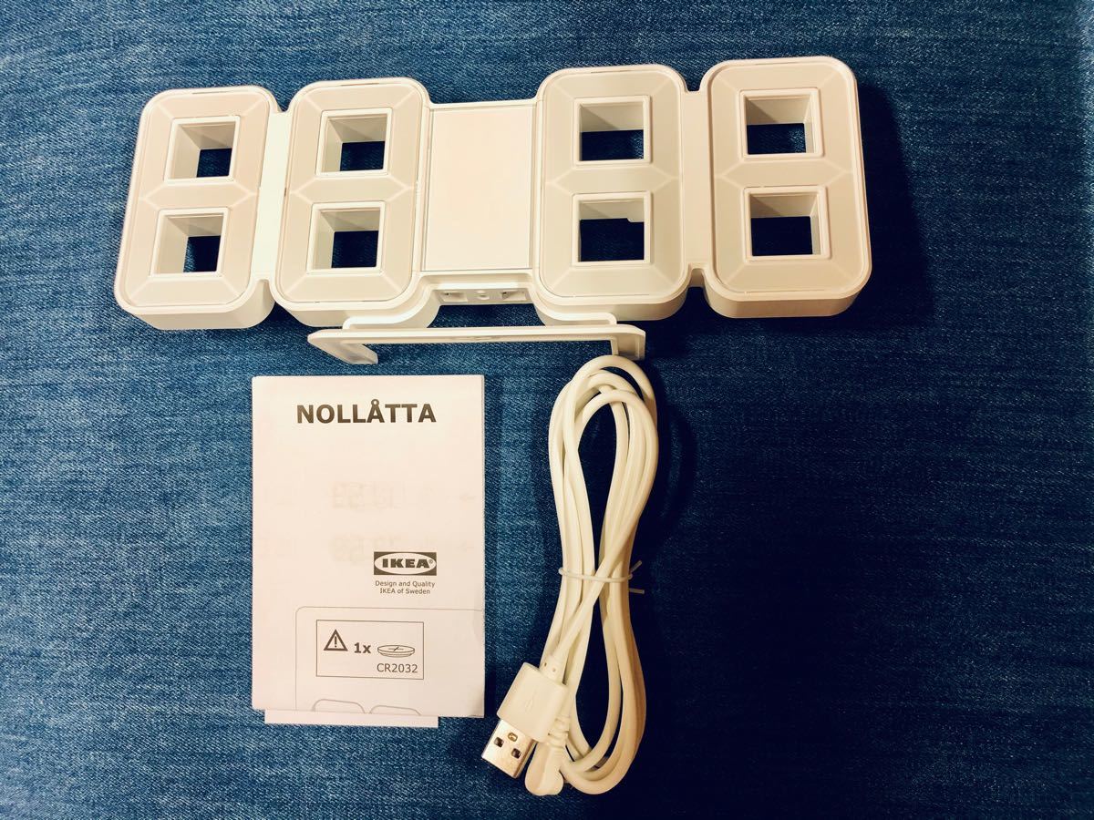イケア NOLLÅTTA ノルオッタ アラームクロック - 置時計