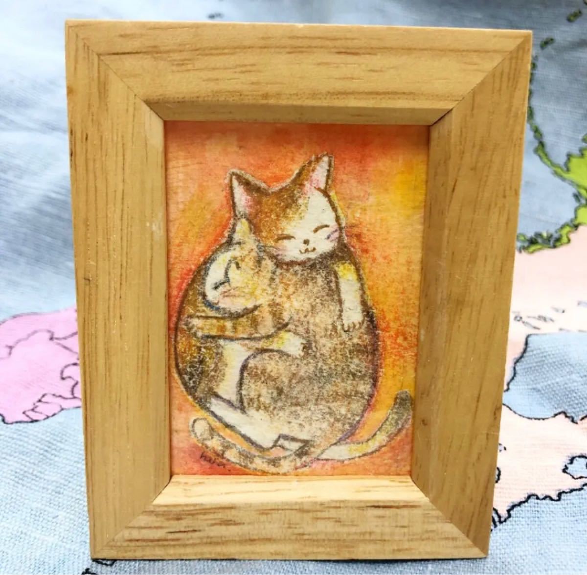 Paypayフリマ 手描き ぬくぬくねこ 茶とら 三毛猫 水彩 色鉛筆 Paypayフリマ 手描き ぬくぬくねこ 茶とら 三毛猫 水彩 色鉛筆