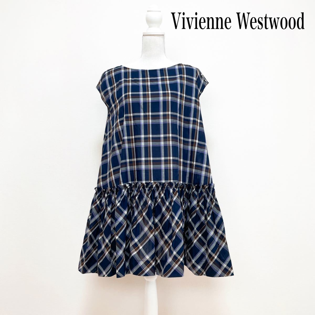 Paypayフリマ Vivienne Westwood ヴィヴィアンウエストウッド チェックチュニックワンピース 日本製 夏 Paypayフリマ Vivienne Westwood ヴィヴィアンウエストウッド チェックチュニックワンピース 日本製 夏
