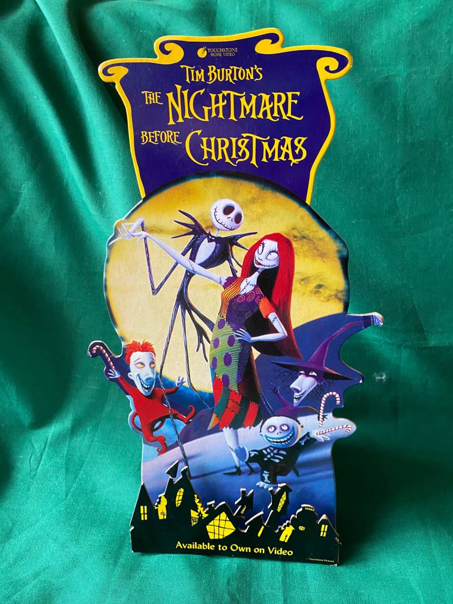 管TY2106★ナイトメア ビフォア クリスマス★The Nightmare Before Christmas★店頭ポップ★看板★非売品_画像1