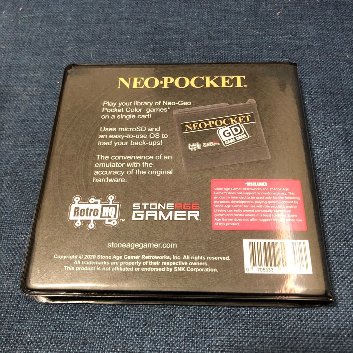 NeoPocket GameDrive ネオジオポケット用　フラッシュメモリカードリッジ