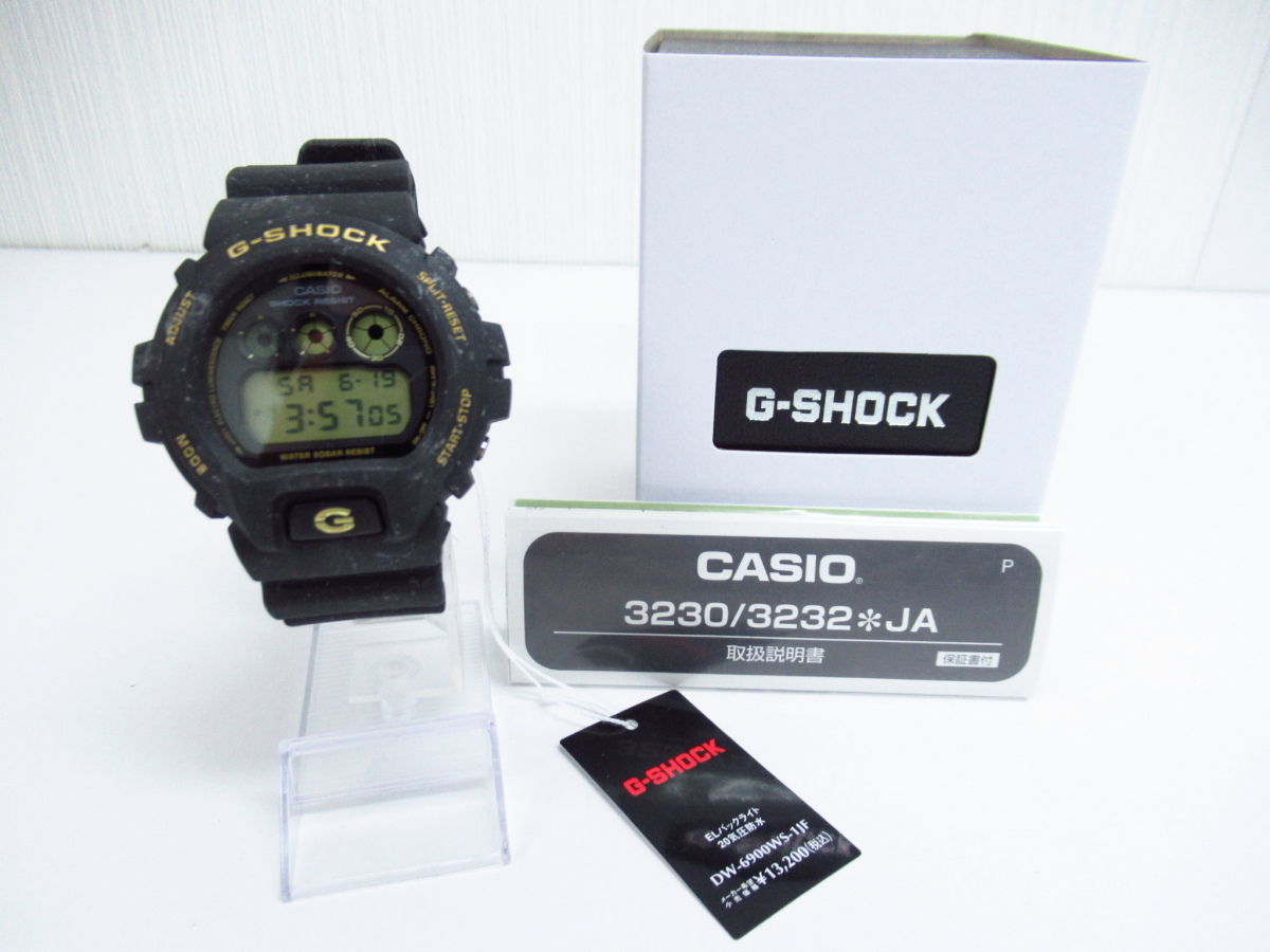 未使用 CASIO G-SHOCK カシオ G-ショック DW-6900WS-1JF デジタル