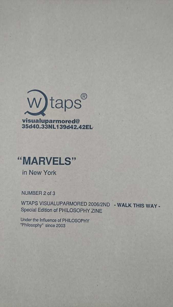 2006/2ND-WALK THIS WAY-当時物!非売品WTAPS“MARVELS”in New York ポスター 未使用/ダブルタップス Philosophy Norman Reedus FUTURA