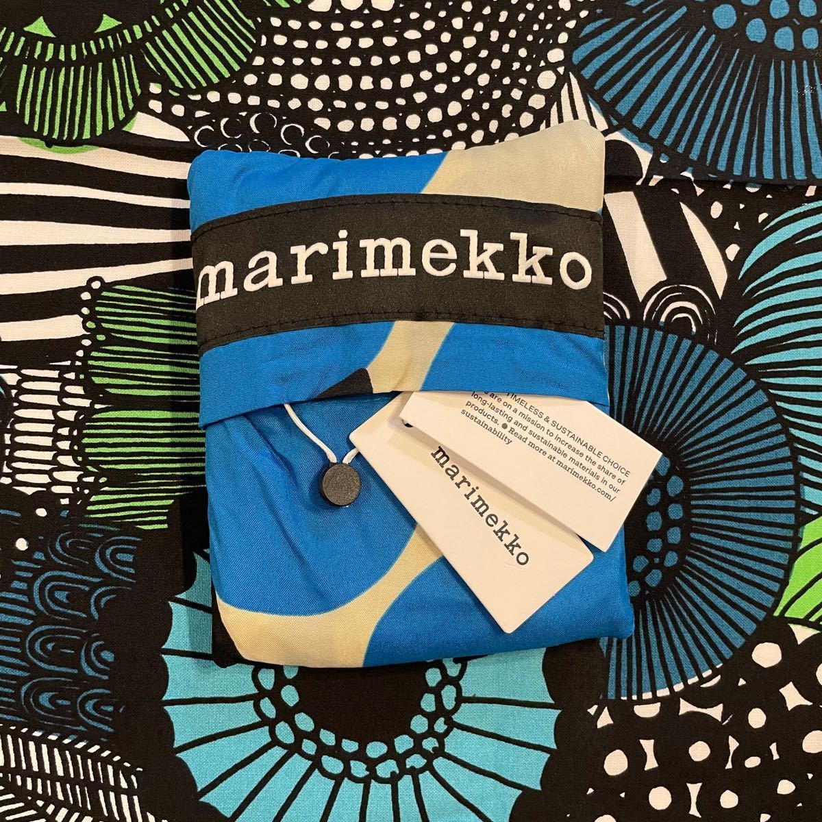 marimekko マリメッコ　完売UNIKKOスマートバッグ　ブルー