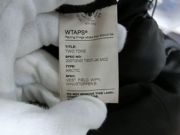 wtaps ダウンジャケット M ブラック #TSDT-JK-M02 ダブルタップス_画像5