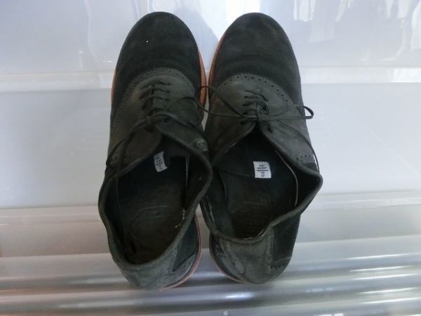 ふるさと割】 プレーントゥ visvim スウェード ビズビム ブラック US9