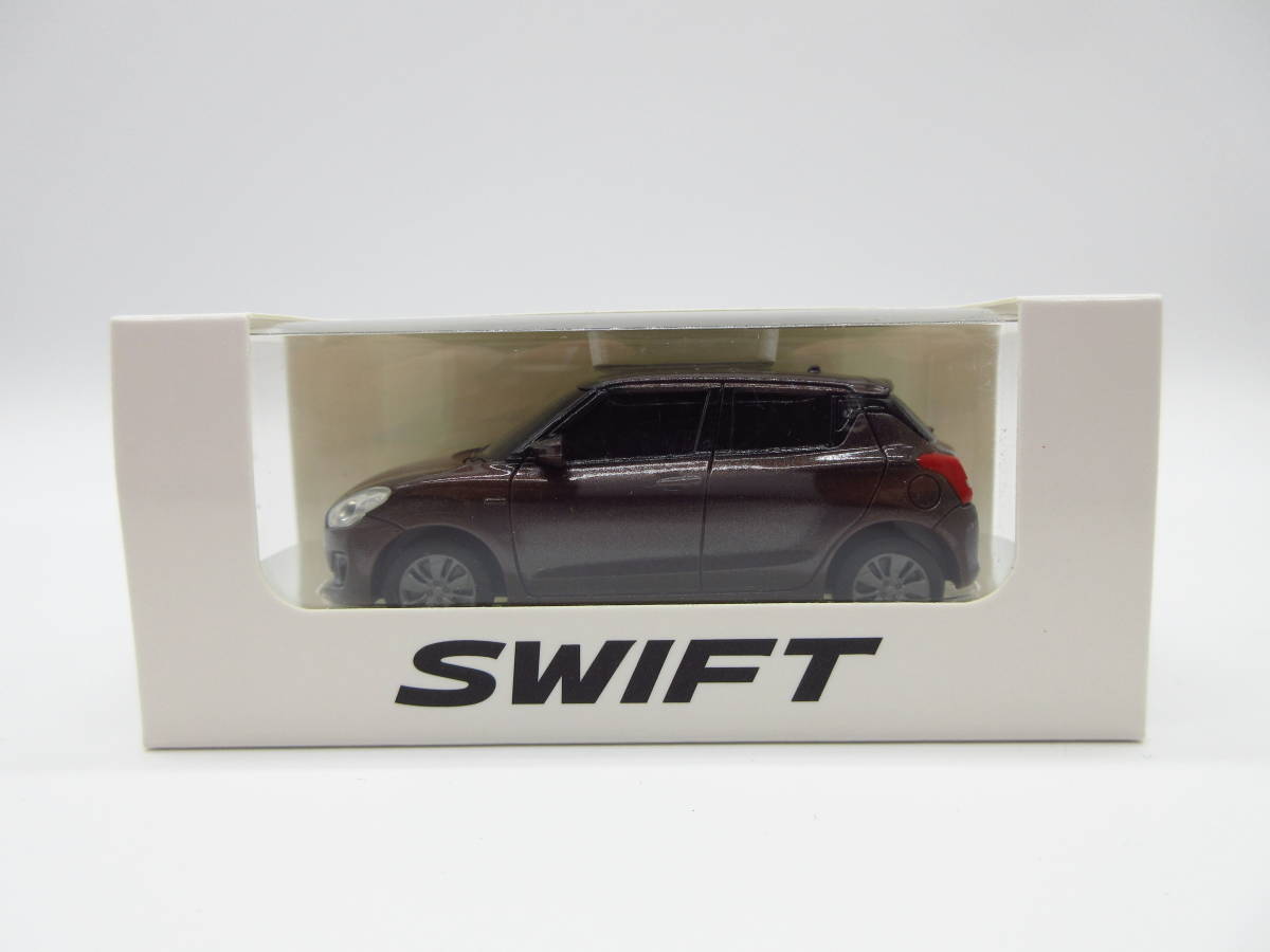 スズキ 新型スイフト SUZUKI SWIFT　ディーラー特注 非売品 プルバックカー ミニカー　クラッシーブラウンメタリック_画像1