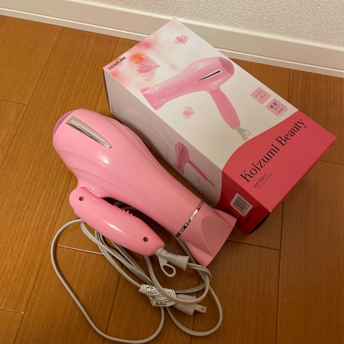 コイズミ マイナスイオンヘアドライヤー KHD-9500/P ピンク 【ビックカメラグループオリジナル】