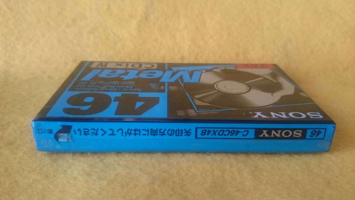 ソニー メタルポジション カセットテープ SONY CDixⅣ 46 TypeⅣ Metal Position Cassete tape made in Japan 未開封 両面46分 片面23分_SONY メタル カセット テープ 46分 日本製